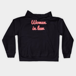 Women in law Kids Hoodie